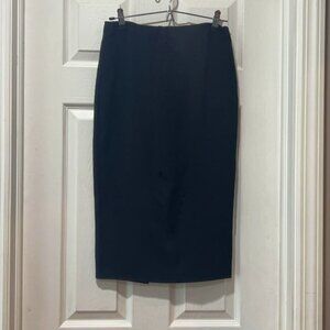 New Black Knee Length Skirt Size M/L NWOT